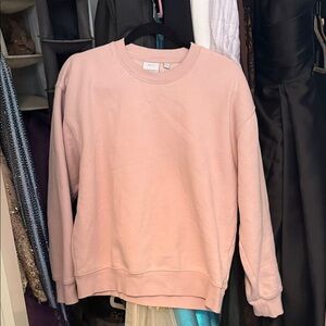 Pink aritzia crewneck Sweatshirt